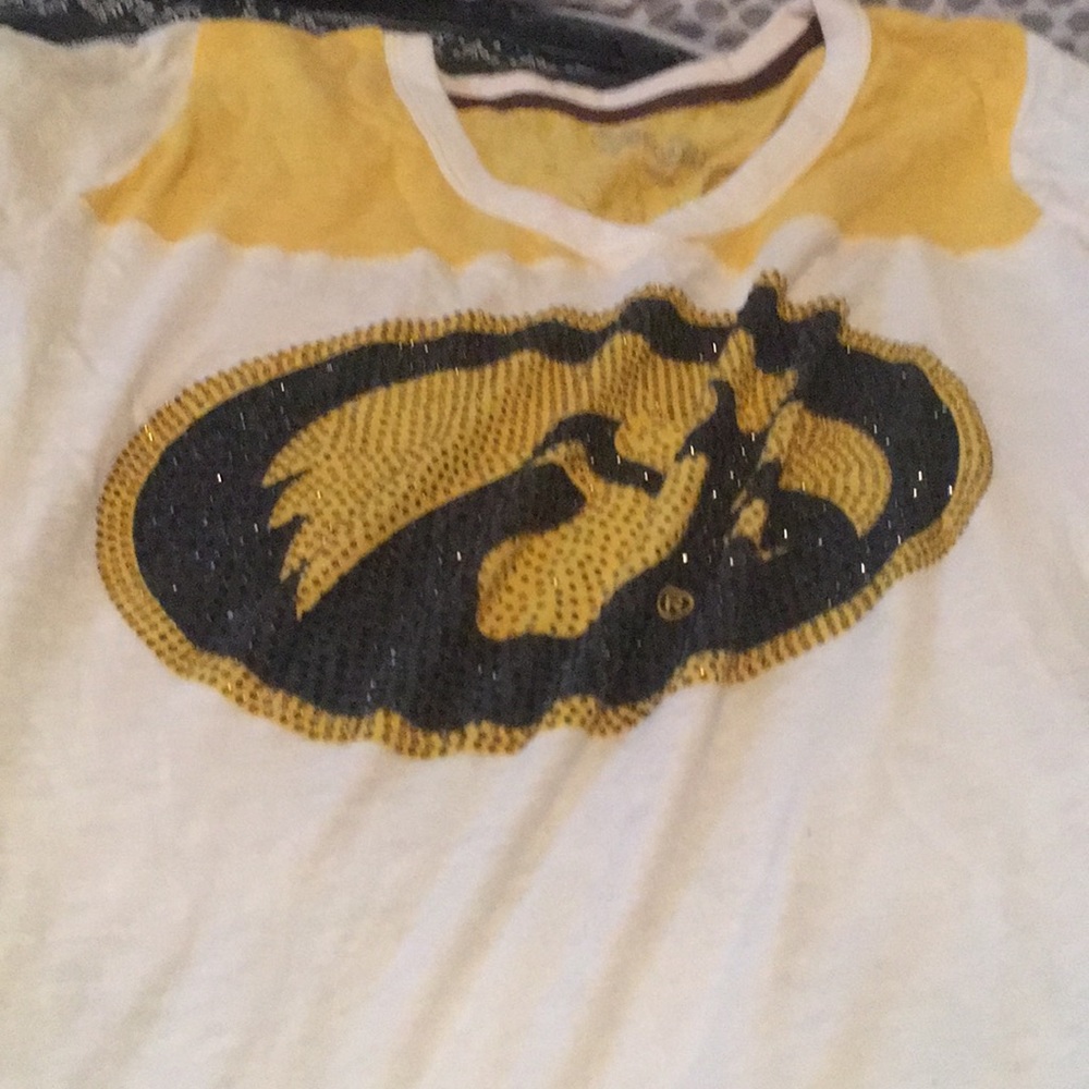 Iowa Hawkeyes Bedazzled Tee